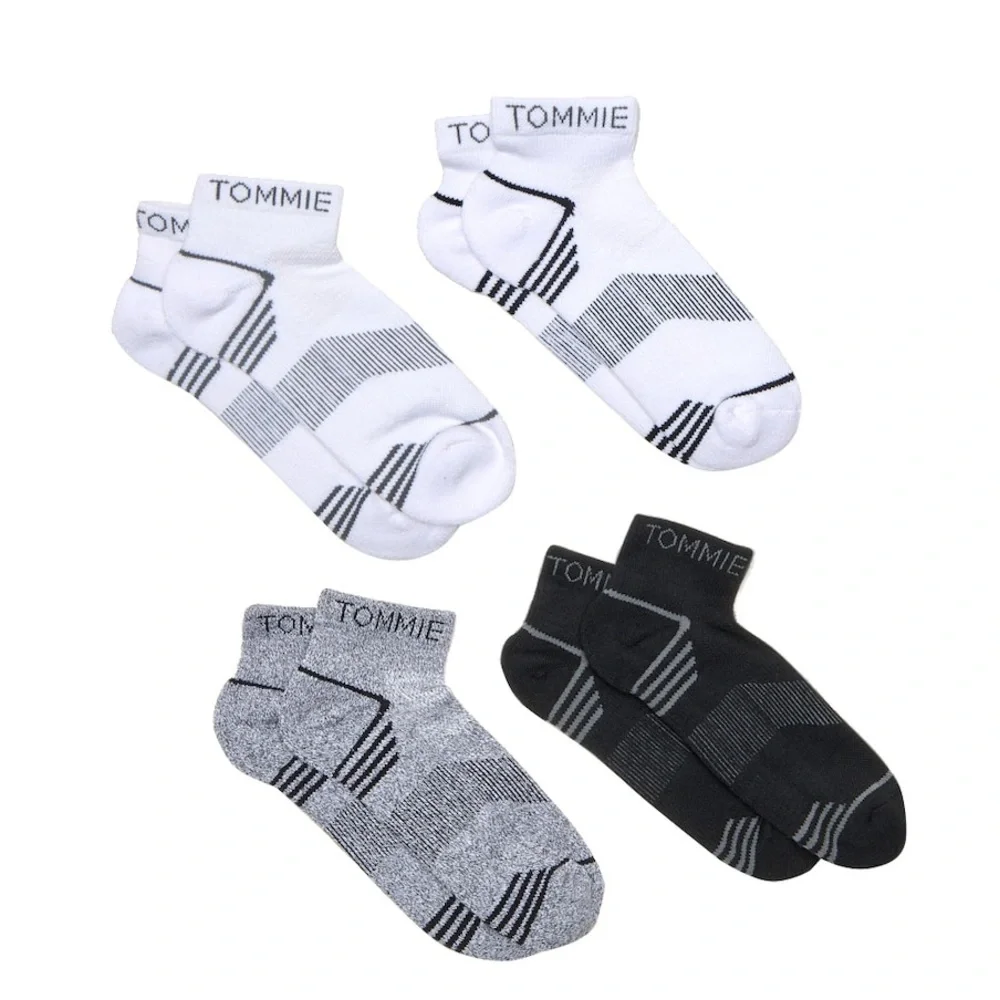 Tommie Copper Core Women's TrueTemp Ultra-Fit Ankle Socks - 4-Pack Size‎ M 7-9.5